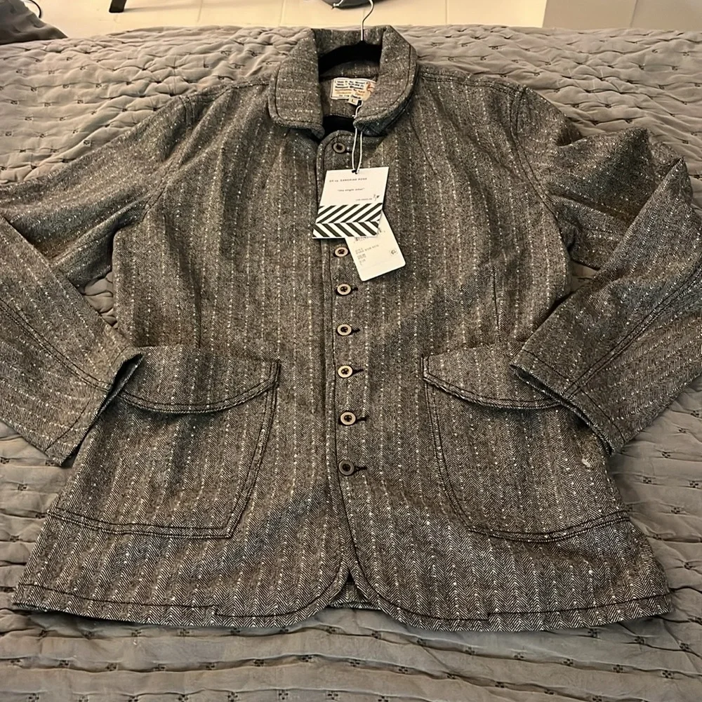 FREE PEOPLE Sandrine Rose Gray Empire Wool Blend Button Front
Jacket NWT - Picture 13 of 14